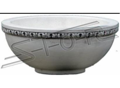 Cesta de flores Figuras de flores Jarrón Recipiente Jardín Terraza Decoración Estatua