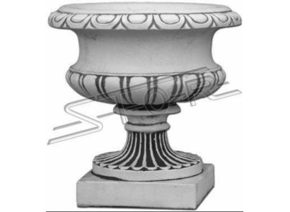 Cesta de flores, florero, recipiente, figuras, jardín, terraza, decoración, estatua.