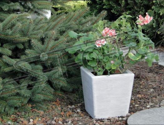 Cesta de flores Figuras Florero Contenedor Estatua de jardín Decoración de terraza