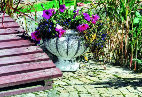 Maceta de flores decorativa Figura Jarrones de terracota Jarrones de jardín naturales