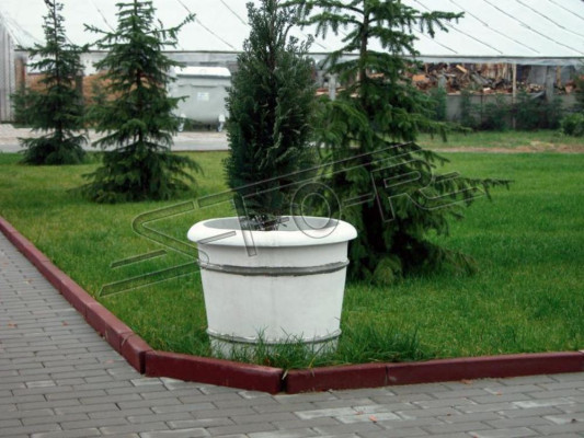 Maceta de flores decorativa para plantar figuras de jarrones de jardín de naturaleza.