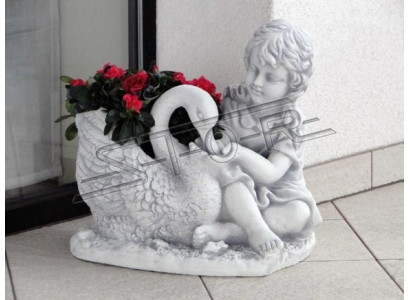 Maceta de flores, maceta de plantas, decoración de jardín, macetas de flores, jarrones naturales, figuras.