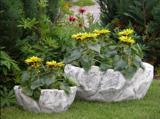 Maceta de flores, maceta de plantación, decoración de jardín, jarrones, figura, naturaleza, macetas de flores.
