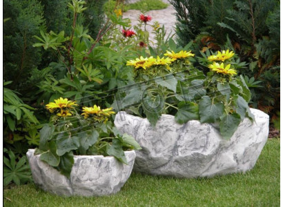 Maceta de flores, maceta de plantación, decoración de jardín, jarrones, figura, naturaleza, macetas de flores.