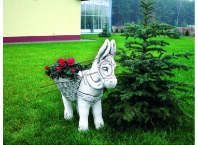 Maceta de flores decorativa de figura natural para jardineras y macetas de jardín.