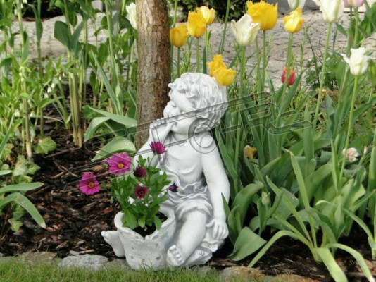 Maceta de flores Decoración de macetas de plantas Naturaleza Jardín Macetas de flores Jarrones Figura
