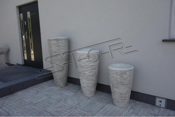 Maceta decorativa para plantas, jarrones, figuras de jardín, macetas de flores, naturaleza.