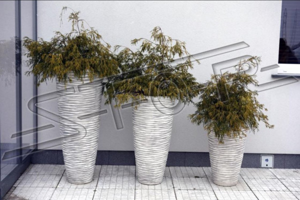 Maceta decorativa para plantas, jarrones, figuras de jardín, macetas de flores, naturaleza.