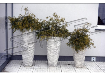 Maceta decorativa para plantas, jarrones, figuras de jardín, macetas de flores, naturaleza.