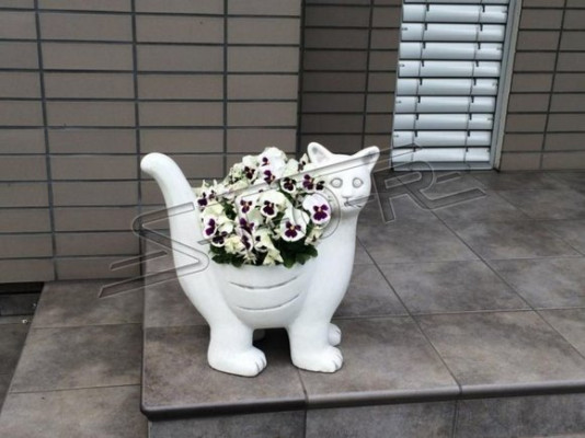 Maceta de flores Decoración de macetas Jarrones Figura Jardín Naturaleza Macetas de flores
