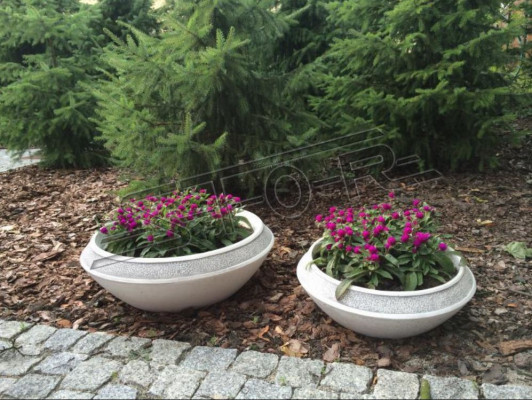 Maceta de flores Decoración de maceta Jarrones naturales Figura de jardín Macetas de flores