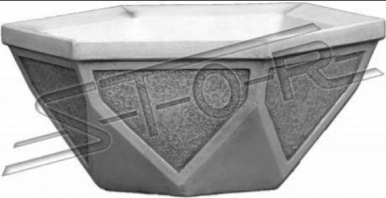 Maceta de flores Natural Jarrón de jardín Decoración Macetas Figura Floreros