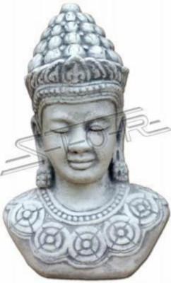 Estatua de Buda, busto, gran escultura para jardín y área de estar.