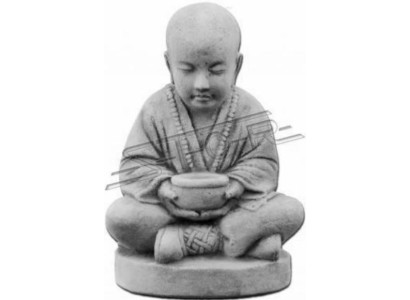 Buda escultura en estilo de piedra Escultura para jardín Figura decorativa