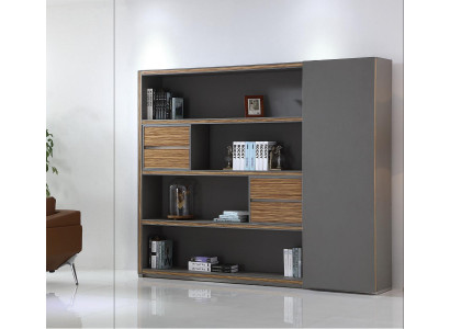 Muebles de oficina de madera, estantería de archivo, estante, estantes decorativos y armarios para la sala de estar.