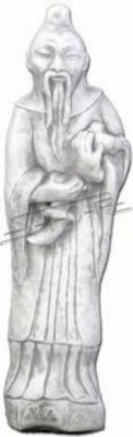 Estátua de figura de Confucio chino para jardim.