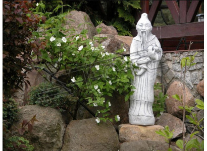 Estátua de figura de Confucio chino para jardim.