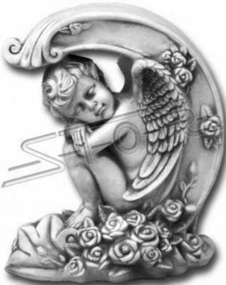 Decoración de tumba, adorno de tumba, piedra de tumba, decoración, figura, escultura, ángel, Dios, sagrado