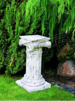 Decoración Columna Columnas Piedra Estilo Antiguo Decoración Romana Blanco Soporte Base