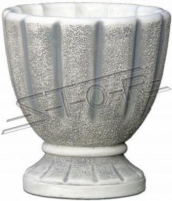 Diseño de maceta superior de decoración de plantas cubo recipiente macetas figura cara escultura.