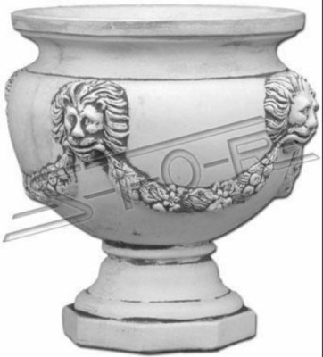 Diseño maceta florero planta cubo recipiente figuras ollas cara escultura