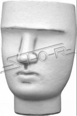 Diseño de maceta superior Planta Cubo de decoración Vaso Figura Potes Cara Escultura