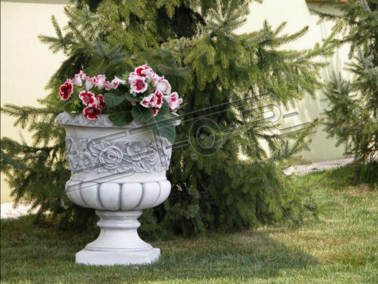 Diseño maceta florero planta cubo decorativo recipiente macetas figura cara escultura
