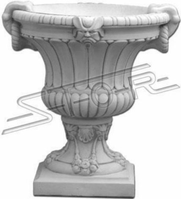 Diseño maceta planta plan cubo recipiente macetas figura decorativa cara