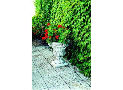 Diseño maceta planta plan cubo recipiente macetas figura decorativa cara