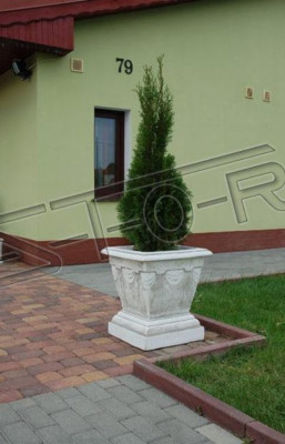 Diseño maceta principal maceta caja contenedor ollas figura cara decorativa escultura