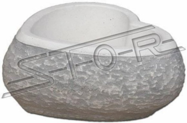 Diseño maceta superior maceta cubo recipiente macetas figura corazón escultura