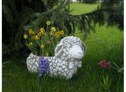 Diseño decorativo Maceta de plantas Cubo Vaso Figura Ollas Cara Escultura