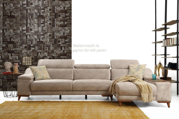 Sofá esquinero en forma de L diseño moderno salón sofá sofá sala de estar nuevos muebles.
