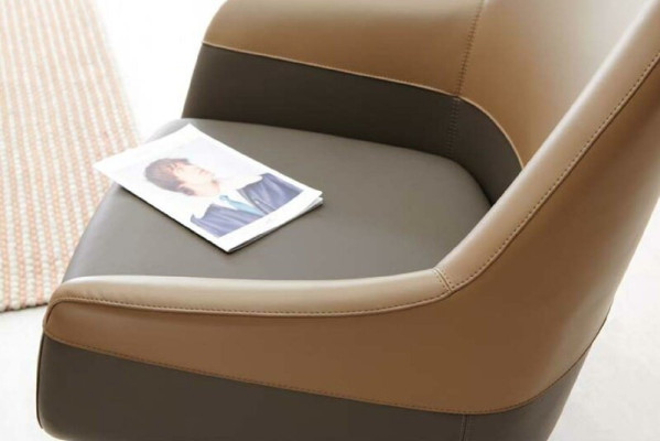 Diseño de sillón de orejas Silla de comedor Sillón de descanso Silla tapizada Silla Sillón de oficina