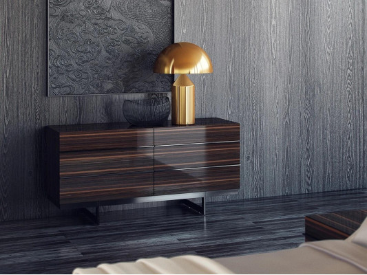 Cómoda de dormitorio moderna de diseño de lujo armario de madera muebles nuevos.