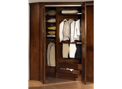 Armario esquinero de roble Armario Armario esquinero Armario Ropero Armarios Muebles de dormitorio