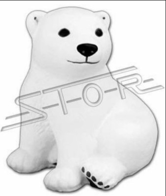 Figura de oso polar de 21 cm Estatua Oso Jardín Decoración Figuras Estatuas decorativas