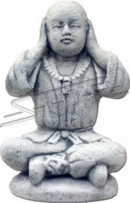 25cm Estatua de Figura de Kung Fu Shaolin luchador Figuras Decorativas Blancas Estatuas