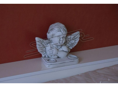 Ángel de 21 cm, escultura de diseño, figura de estatua para jardín.