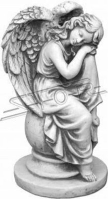 Ángel de 36 cm Escultura Estatua de diseño Figura Estatua de jardín Figuras Estatuas