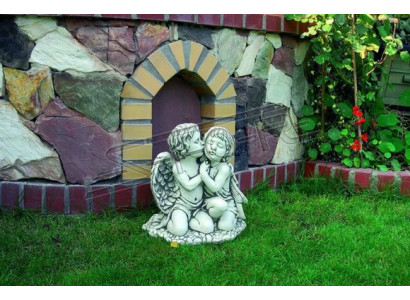 Escultura de diseño de figuras de ángeles para niños, estatua de decoración de jardín.