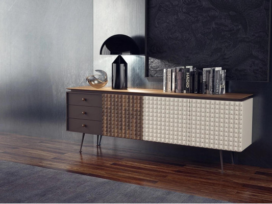 Muebles de comedor Aparador de lujo Nueva decoración Armario de madera de lujo