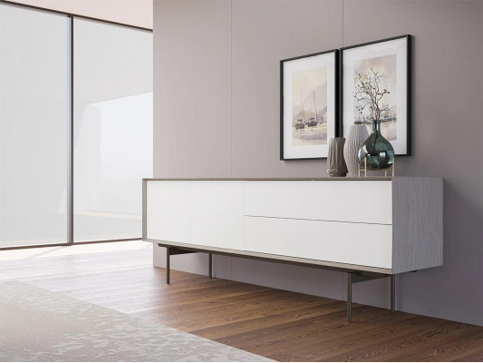 Muebles de comedor Aparador Moderno Diseño de armario de madera Mobiliario
