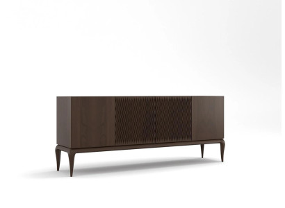 Mueble de comedor bufé de lujo moderno de diseño de madera nuevo.