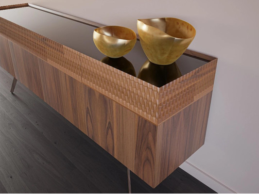 Mueble de comedor de diseño moderno, lujo y madera nuevo