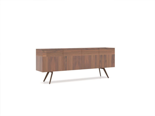 Mueble de comedor de diseño moderno, lujo y madera nuevo