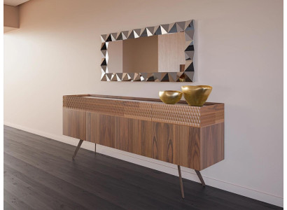 Mueble de comedor de diseño moderno, lujo y madera nuevo
