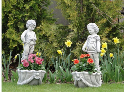 Figura maceta de flores maceta de plantación decoración maceteros figura decorativa jardín