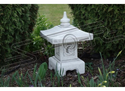 Feng Shui, figura de jardín, escultura, diseño de decoración de jardín de concreto de piedra de Japón figura de casa.