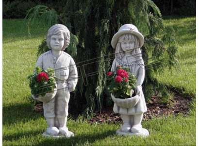 Figura maceta decoración planta cubo macetas decoración figura jardín